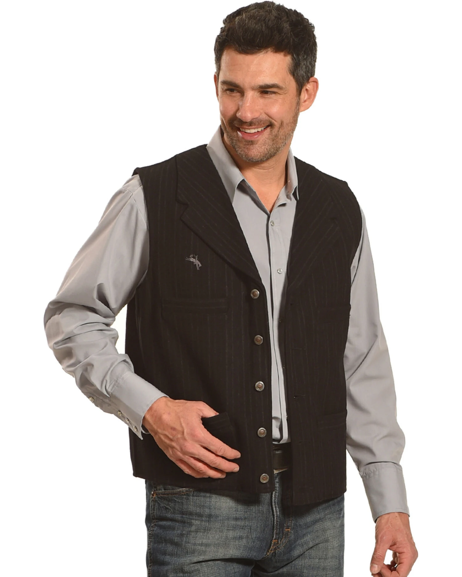 Wyoming Traders Men's Banker's Wool Vest 5 Wyoming Traders Men's Banker's Wool Vest - Image 3