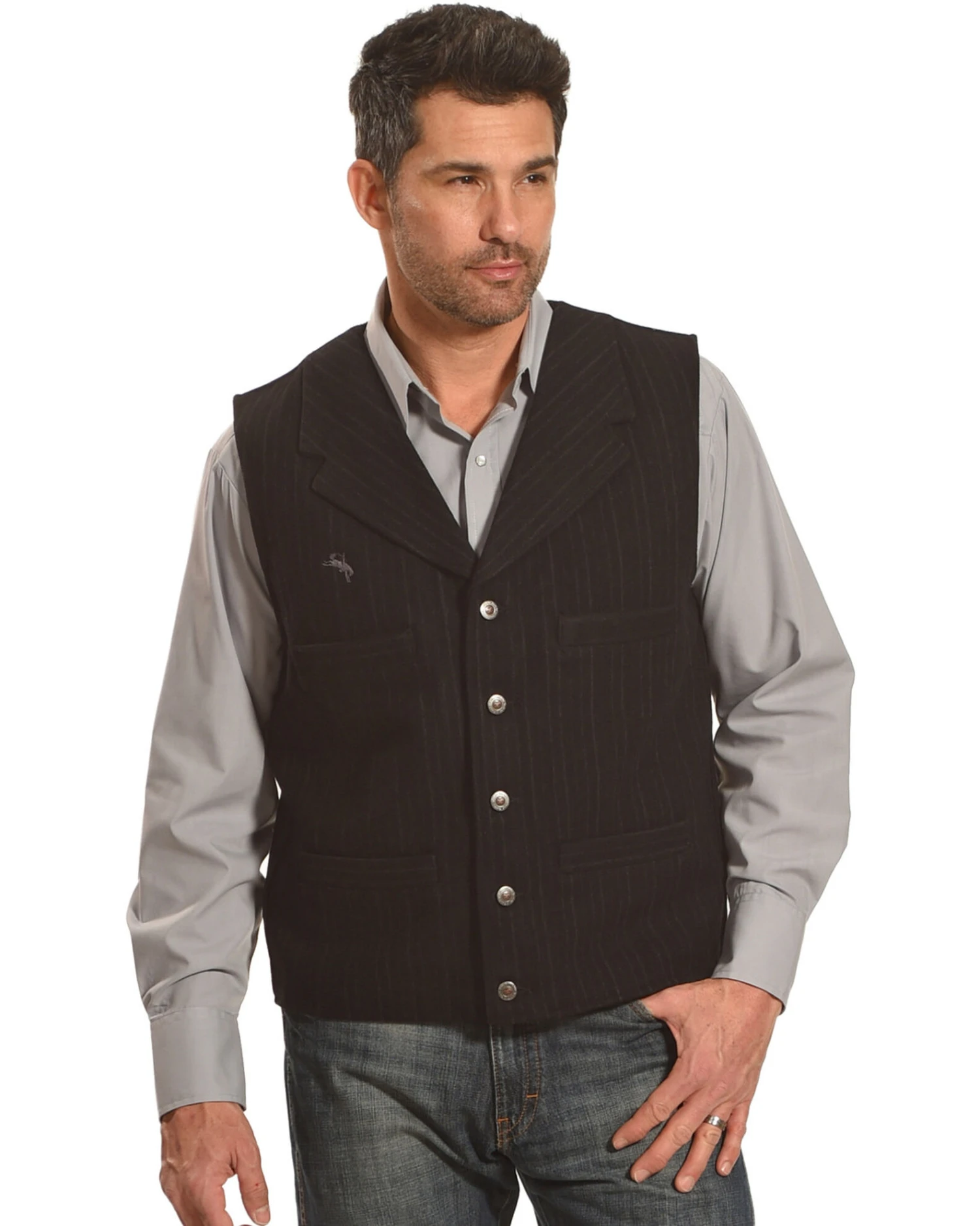 Wyoming Traders Men's Banker's Wool Vest 6 Wyoming Traders Men's Banker's Wool Vest - Image 4