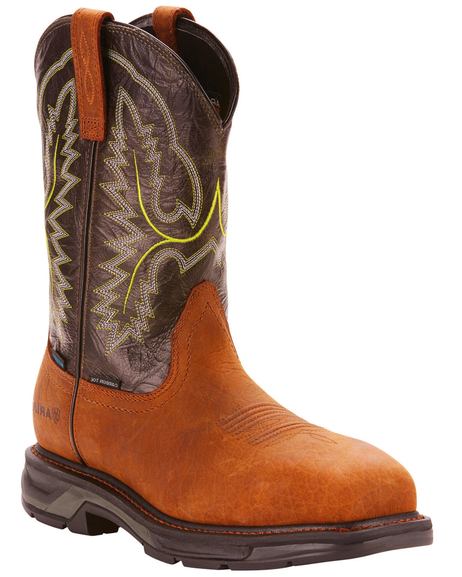 Ariat Men's Workhog XT H20 Western Boots - Broad Square Toe 3 Ariat Men's Workhog XT H20 Western Boots - Broad Square Toe