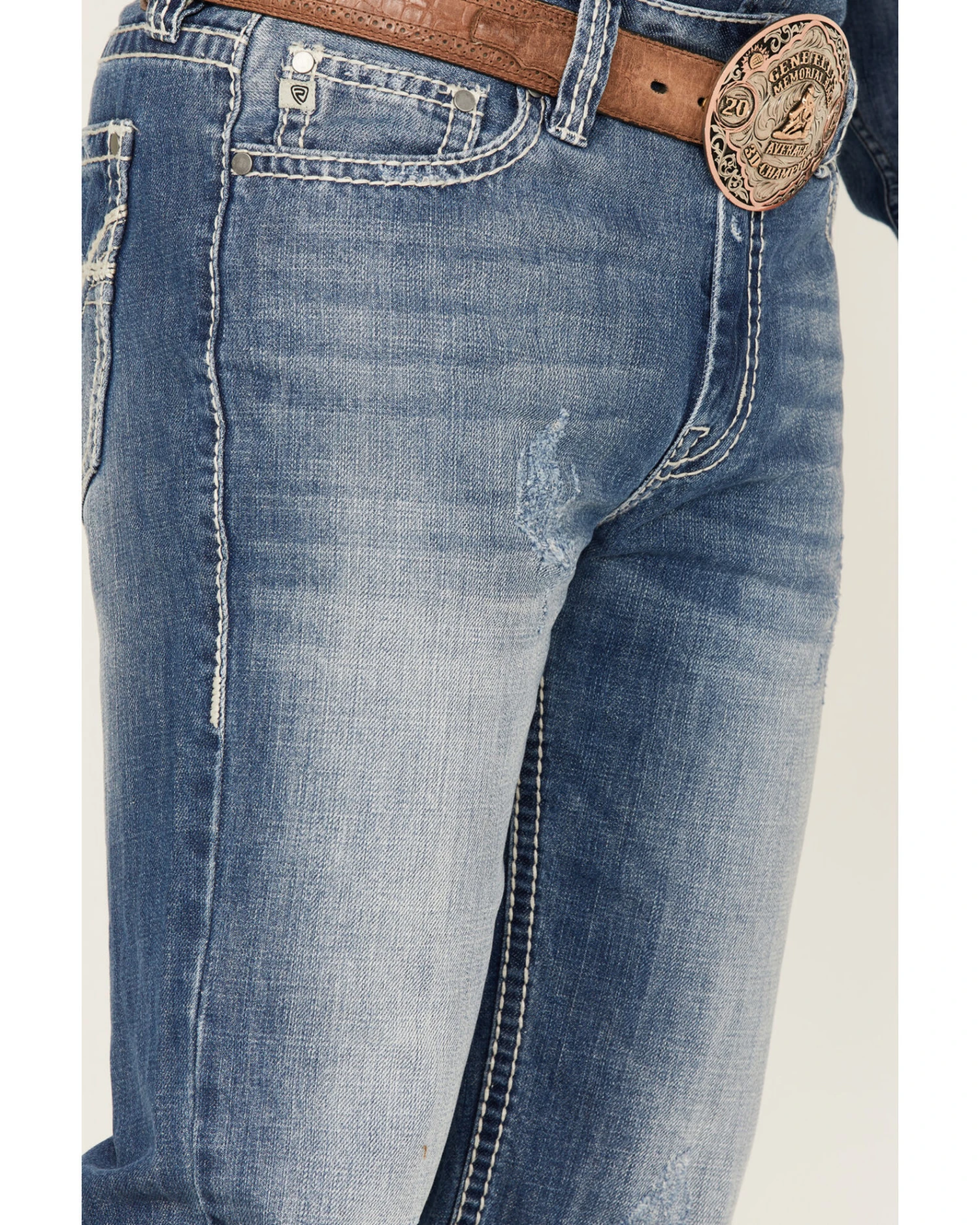 Rock & Roll Cowboy Men's Raised Straight Jeans 5 Rock & Roll Cowboy Men's Raised Straight Jeans - Image 3