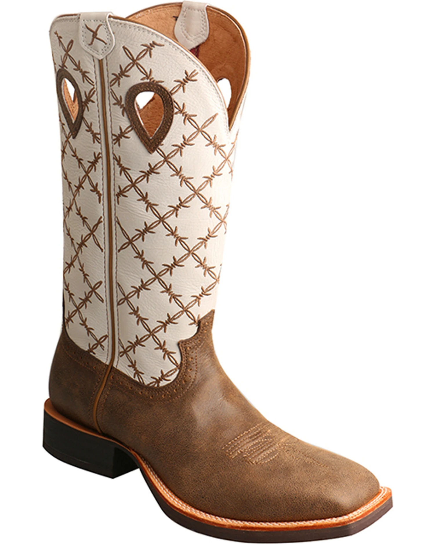 Twisted X Men's 14" Ruff Stock Boots - Broad Square Toe 3 Twisted X Men's 14" Ruff Stock Boots - Broad Square Toe
