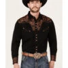 Scully Men's Embroidered Gunfighter Shirt - Big 1 Scully Men's Embroidered Gunfighter Shirt - Big -Boot Barn 2000245290 001 P1