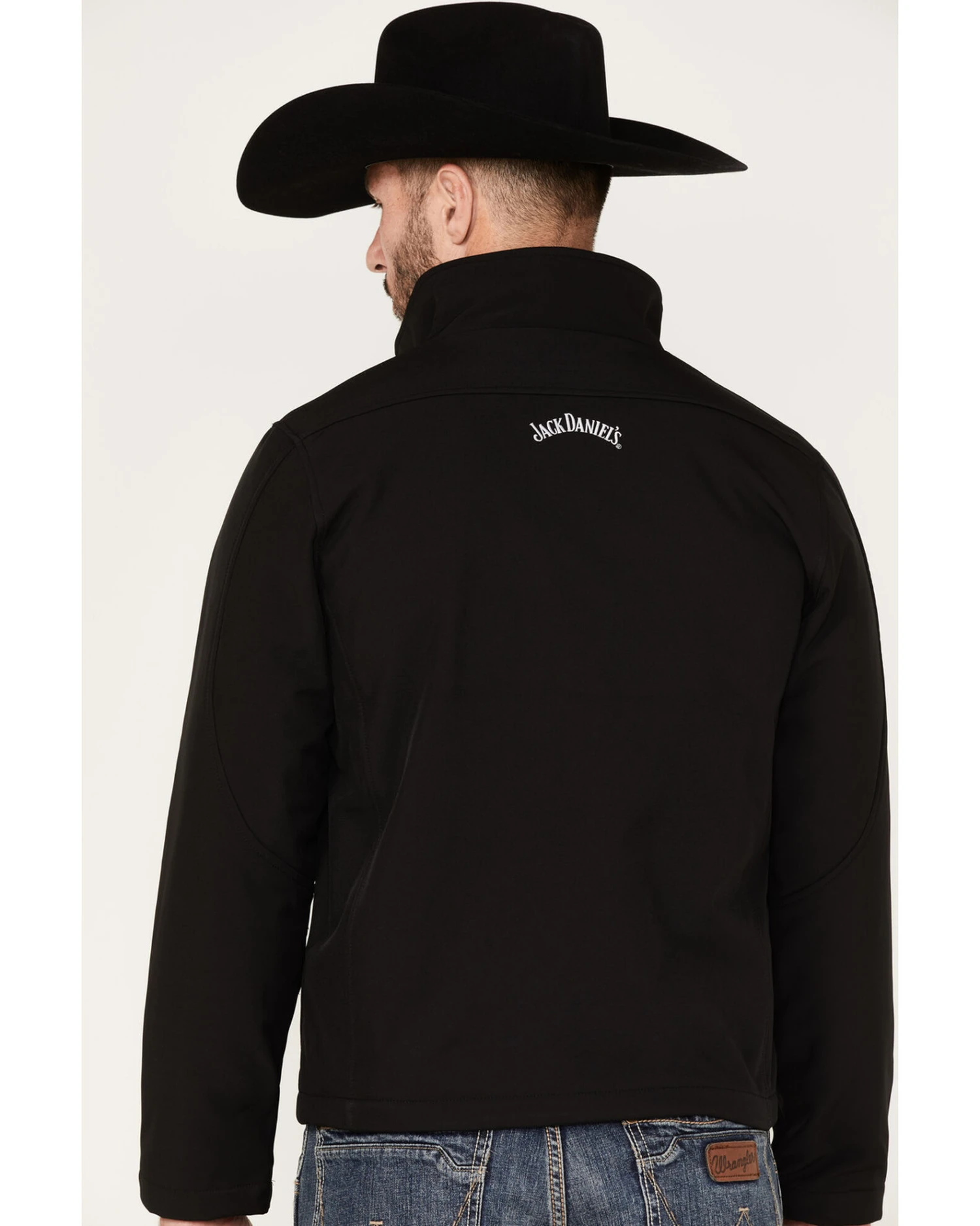 Jack Daniel's Men's Zip-Up Soft Shell Logo Jacket 5 Jack Daniel's Men's Zip-Up Soft Shell Logo Jacket - Image 3