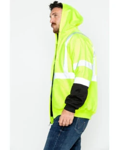 Hawx Men's Softshell High-Visibility Safety Work Jacket 13 Hawx Men's Softshell High-Visibility Safety Work Jacket -Boot Barn 2000252007 700 P5