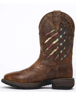 Brothers & Sons Men's Scratch American Flag Lite Performance Western Boots - Square Toe 10 Brothers & Sons Men's Scratch American Flag Lite Performance Western Boots - Square Toe -Boot Barn 2000258768 200 P3