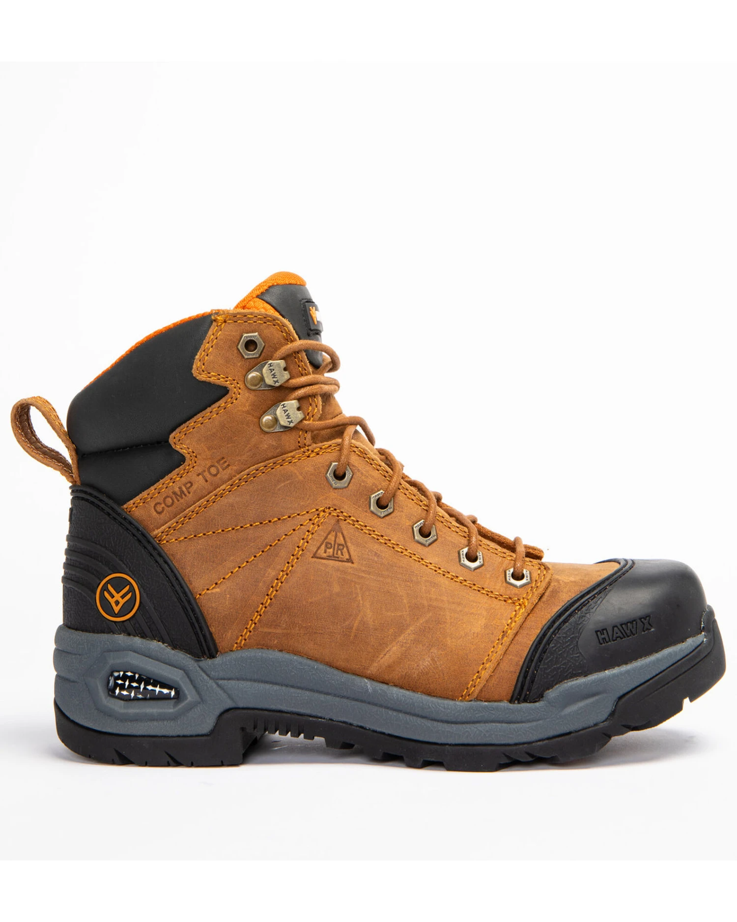 Hawx Men's Lace To Toe Hiker Boots - Round Toe 4 Hawx Men's Lace To Toe Hiker Boots - Round Toe - Image 2