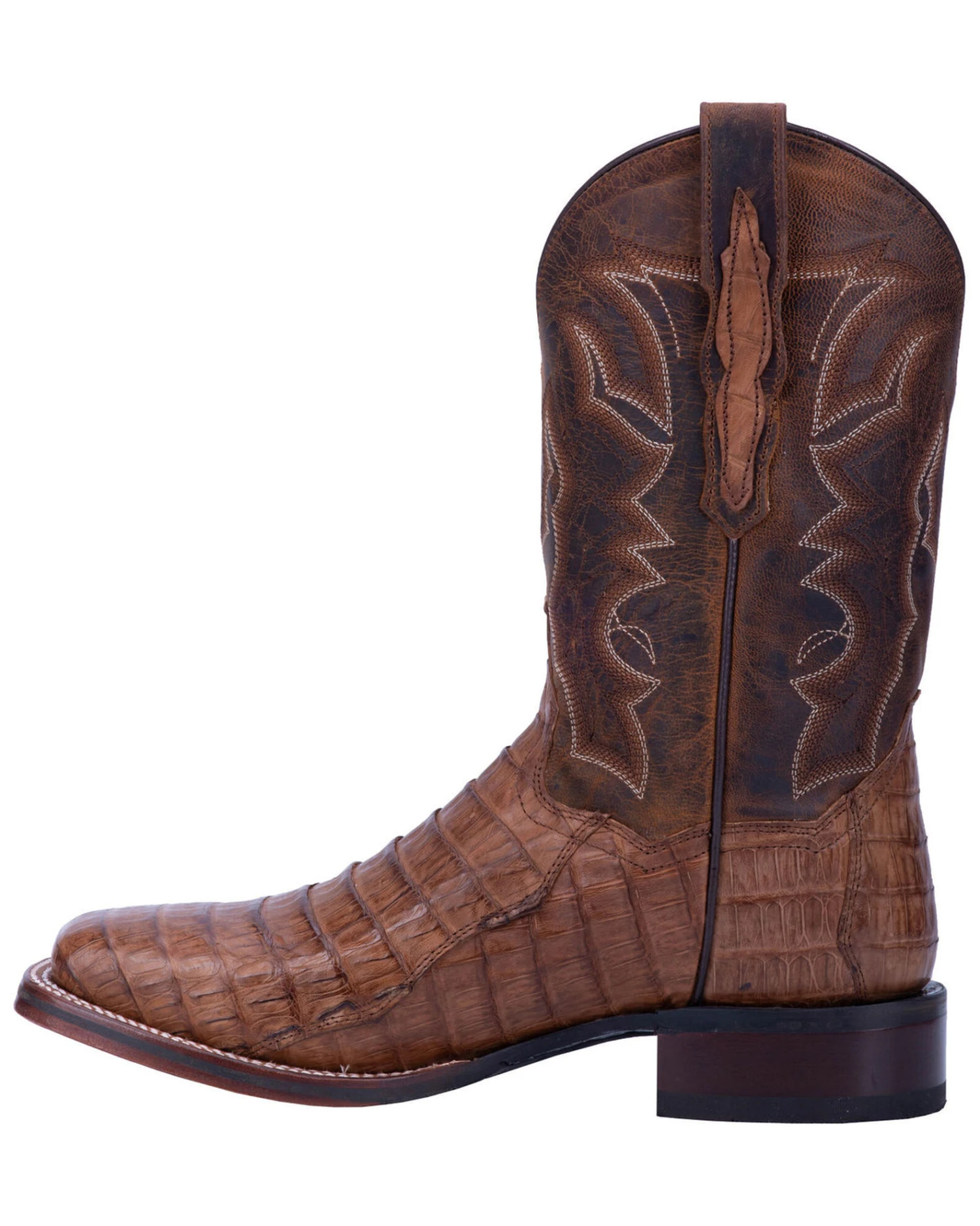 Dan Post Men's Kingsly Caiman Western Boots - Broad Square Toe 5 Dan Post Men's Kingsly Caiman Western Boots - Broad Square Toe - Image 3