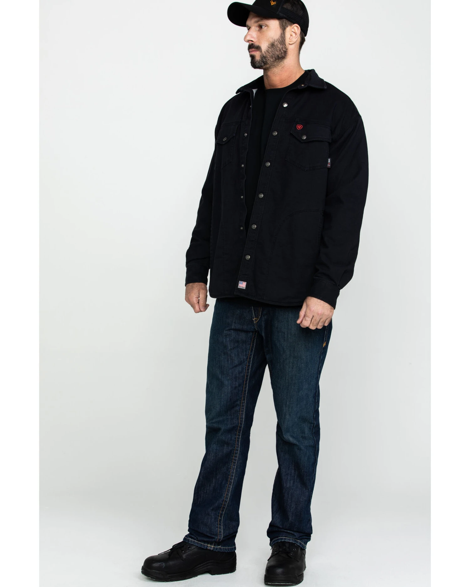 Ariat Men's FR Rig Work Shirt Jacket 3 Ariat Men's FR Rig Work Shirt Jacket