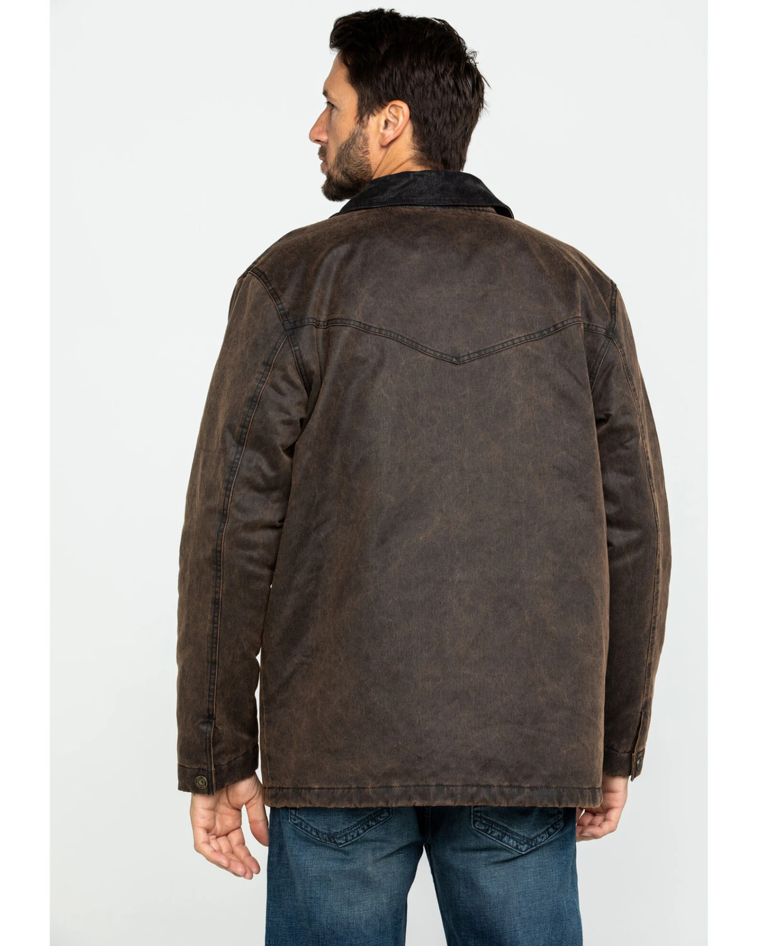 Cody James Men's Westward Oilskin Field Coat 5 Cody James Men's Westward Oilskin Field Coat - Image 3