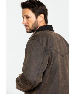 Cody James Men's Westward Oilskin Field Coat 11 Cody James Men's Westward Oilskin Field Coat -Boot Barn 2000282513 200 P5