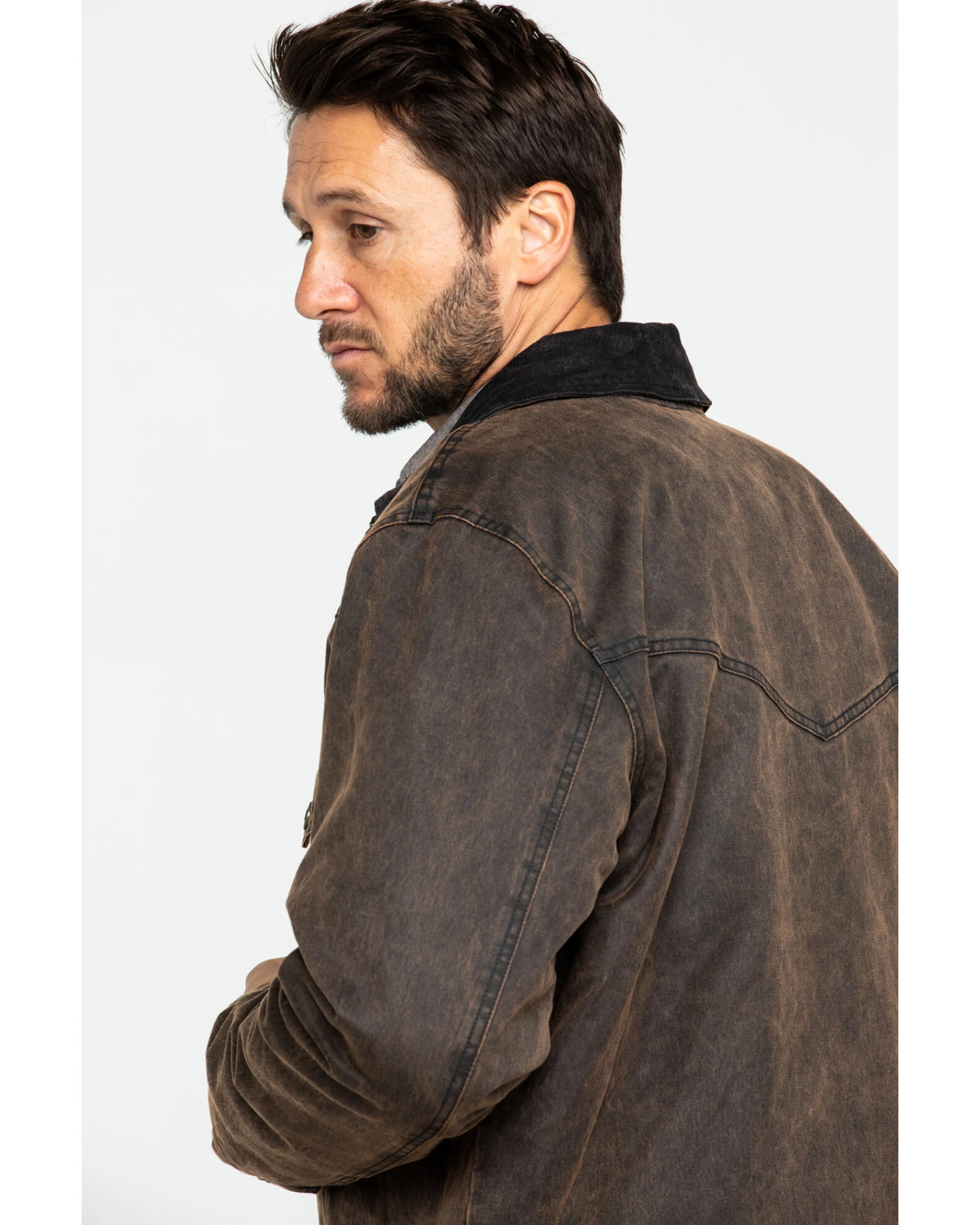 Cody James Men's Westward Oilskin Field Coat 6 Cody James Men's Westward Oilskin Field Coat - Image 4