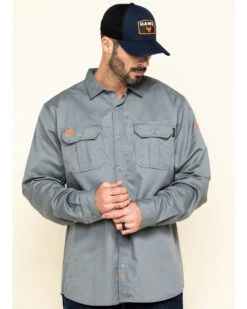 Hawx Men's FR Long Sleeve Work Shirt - Big 12 Hawx Men's FR Long Sleeve Work Shirt - Big -Boot Barn 2000284661 040 P1