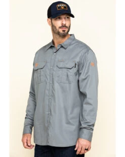 Hawx Men's FR Long Sleeve Work Shirt - Big 9 Hawx Men's FR Long Sleeve Work Shirt - Big -Boot Barn 2000284661 040 P3