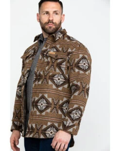 Powder River Outfitters Men's Southwestern Jacquard Shirt Jacket 12 Powder River Outfitters Men's Southwestern Jacquard Shirt Jacket -Boot Barn 2000285560 200 P3