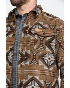 Powder River Outfitters Men's Southwestern Jacquard Shirt Jacket 10 Powder River Outfitters Men's Southwestern Jacquard Shirt Jacket -Boot Barn 2000285560 200 P4