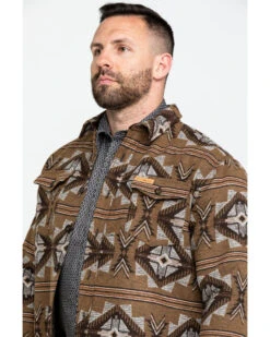 Powder River Outfitters Men's Southwestern Jacquard Shirt Jacket