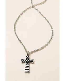 Cody James Men's Stainless Flag Cross 7 Cody James Men's Stainless Flag Cross -Boot Barn 2000289252 040 P3