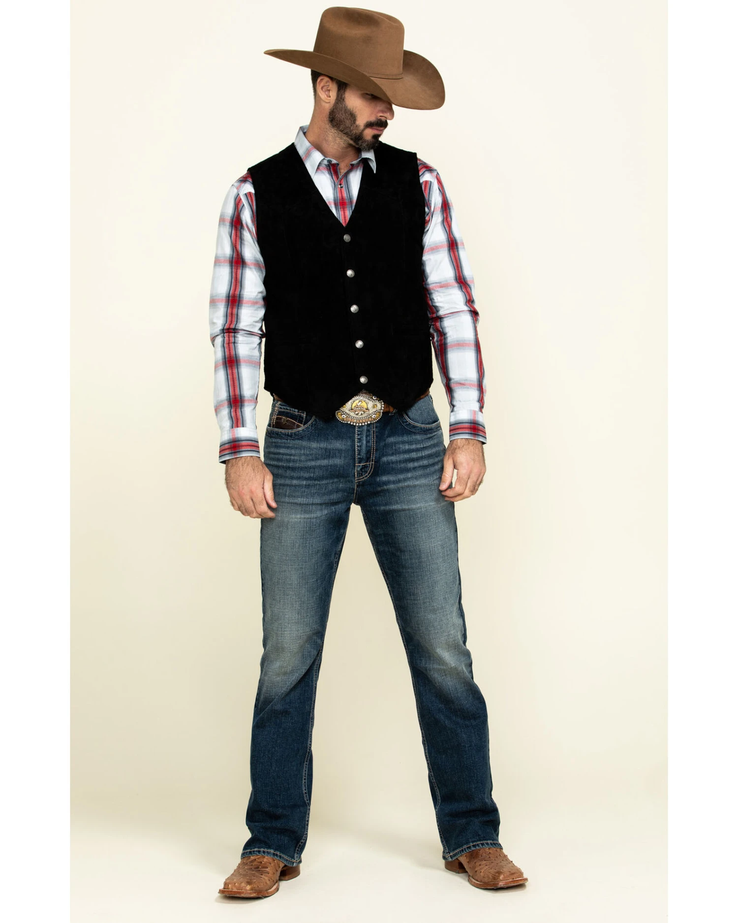 Cody James Men's Angus Suede Vest 8 Cody James Men's Angus Suede Vest - Image 6