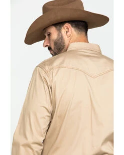 Wrangler Retro Men's Tan Solid Long Sleeve Western Shirt 12 Wrangler Retro Men's Tan Solid Long Sleeve Western Shirt -Boot Barn 2000292973 280 P6