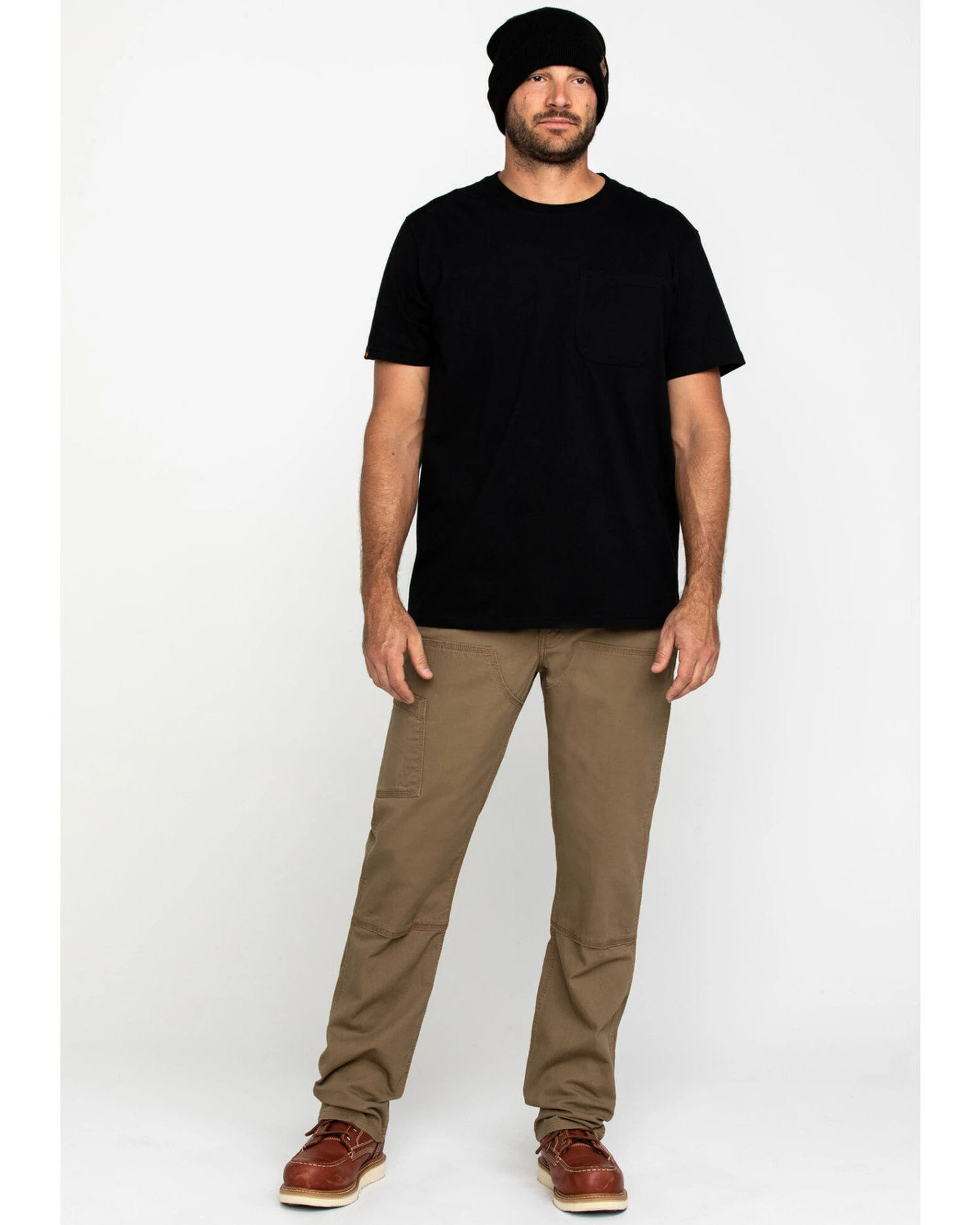 Ariat Men's Khaki Rebar M4 Made Tough Durastretch Double Front Straight Work Pants 6 Ariat Men's Khaki Rebar M4 Made Tough Durastretch Double Front Straight Work Pants - Image 4