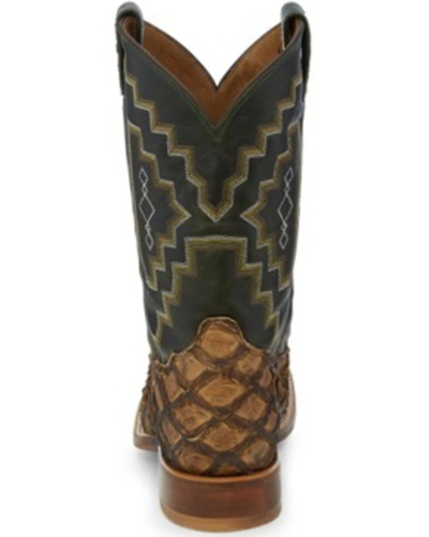 Tony Lama Men's Leviathan Chocolate Western Boots - Square Toe 4 Tony Lama Men's Leviathan Chocolate Western Boots - Square Toe - Image 2