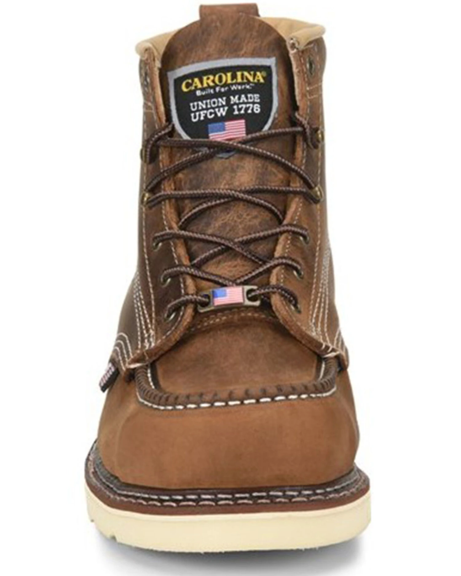 Carolina Men's 6" Domestic AMP USA Wedge Work Boot - Steel Toe 5 Carolina Men's 6" Domestic AMP USA Wedge Work Boot - Steel Toe - Image 3