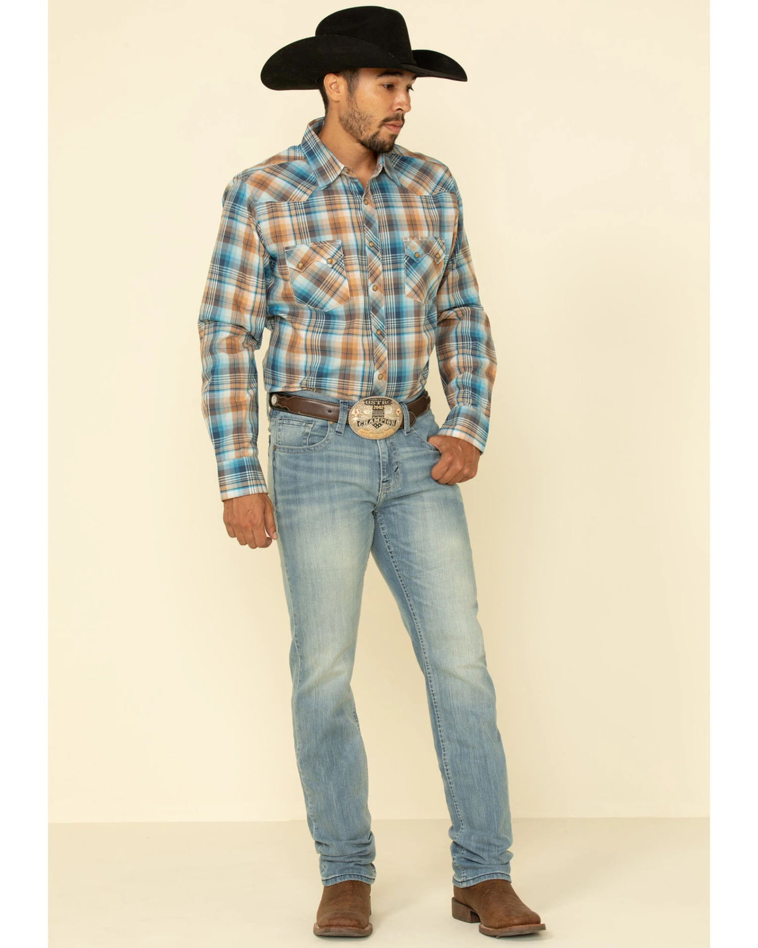 Cody James Men's Crupper Light Wash Stretch Slim Straight Jeans 6 Cody James Men's Crupper Light Wash Stretch Slim Straight Jeans - Image 4