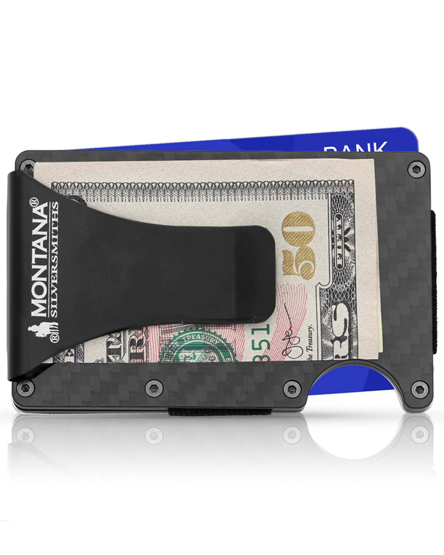 Montana Silversmiths Men's Credit Card & Cash Case With Praying Cowboy 3 Montana Silversmiths Men's Credit Card & Cash Case With Praying Cowboy - Image 2