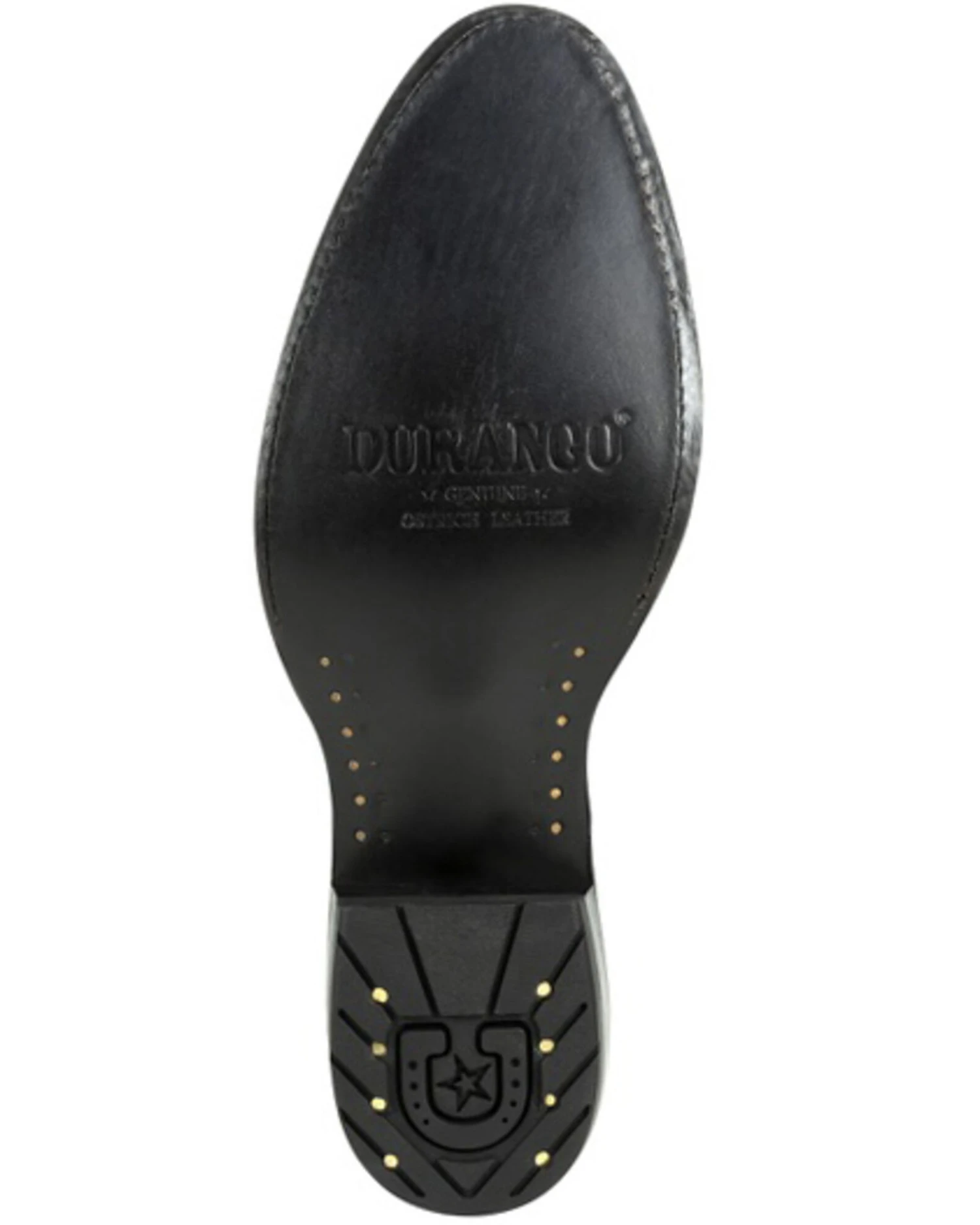 Durango Men's Black Full-Quill Ostrich Western Boots - Round Toe 9 Durango Men's Black Full-Quill Ostrich Western Boots - Round Toe - Image 7
