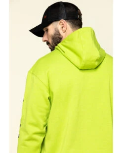 Ariat Men's Lime Heather Rebar Graphic Hooded Work Sweatshirt 13 Ariat Men's Lime Heather Rebar Graphic Hooded Work Sweatshirt -Boot Barn 2000322153 300 P5