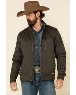 Powder River Outfitters Men's Cotton Zip Front Jacket 10 Powder River Outfitters Men's Cotton Zip Front Jacket -Boot Barn 2000325925 341 P1