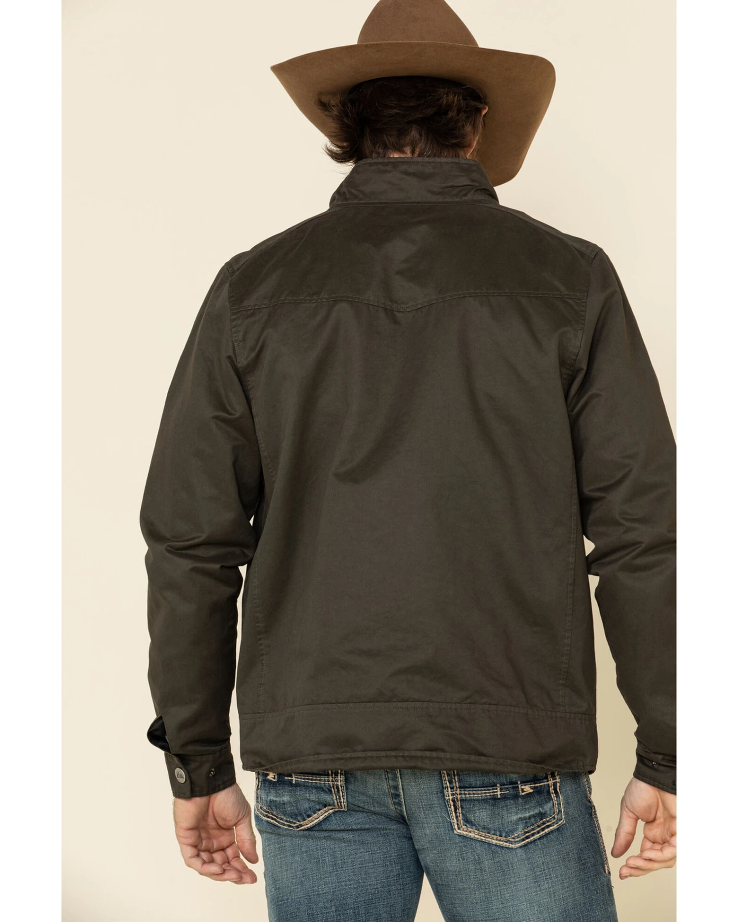 Powder River Outfitters Men's Cotton Zip Front Jacket 5 Powder River Outfitters Men's Cotton Zip Front Jacket - Image 3