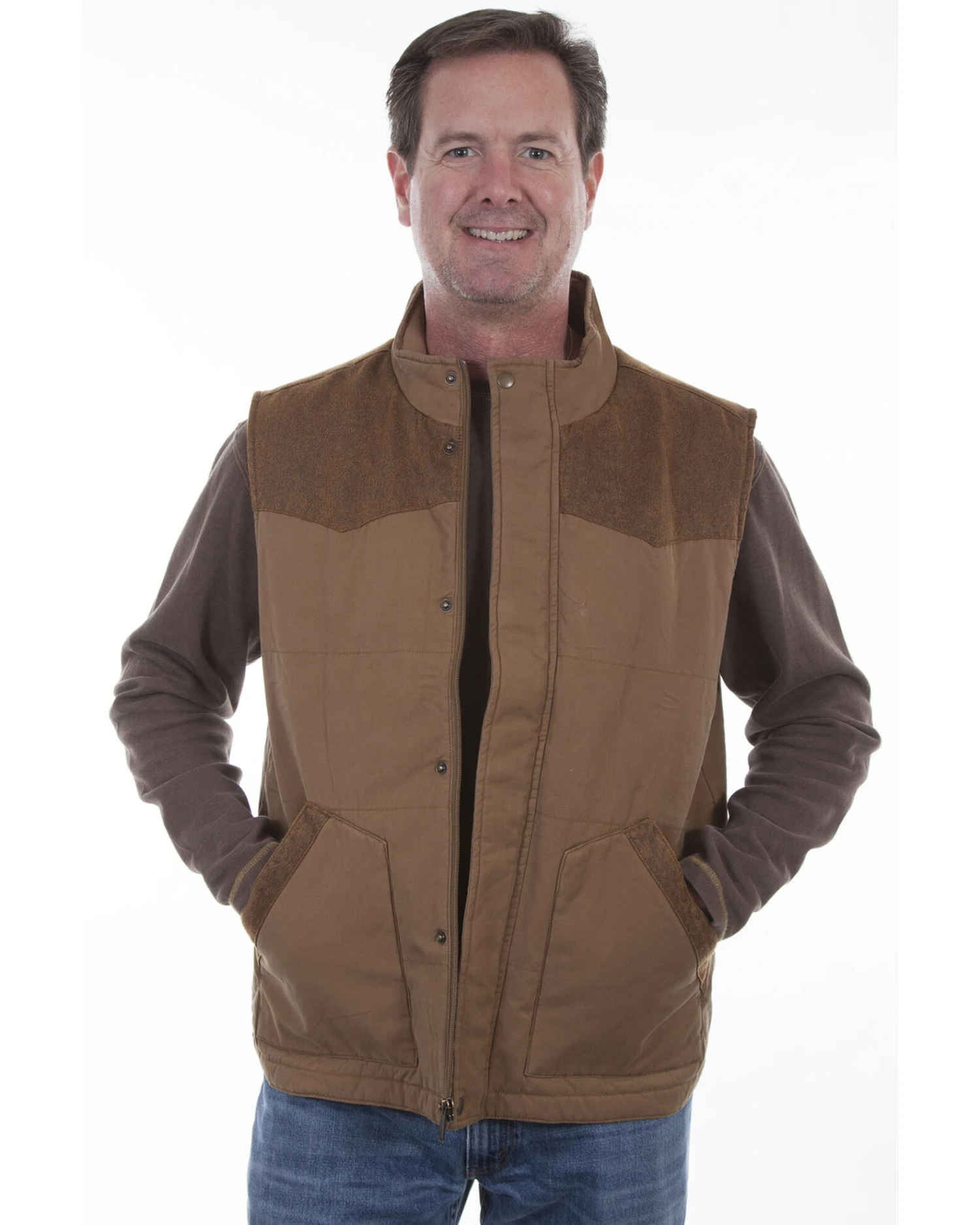 Scully Men's Canvas Vest 4 Scully Men's Canvas Vest - Image 2