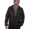 Scully Men's Horizontal Ribbed Leather Jacket 2 Scully Men's Horizontal Ribbed Leather Jacket -Boot Barn 2000329722 001 P1