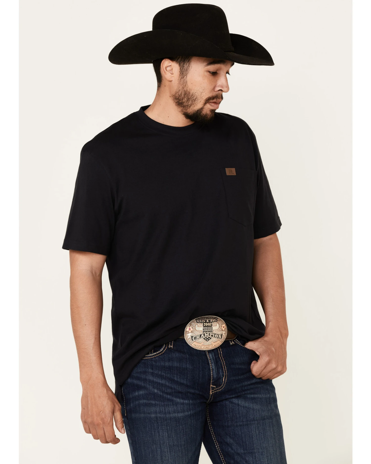 Cinch Men's Ian Rinse Dark Performance Stretch Slim Bootcut Jeans 6 Cinch Men's Ian Rinse Dark Performance Stretch Slim Bootcut Jeans - Image 4