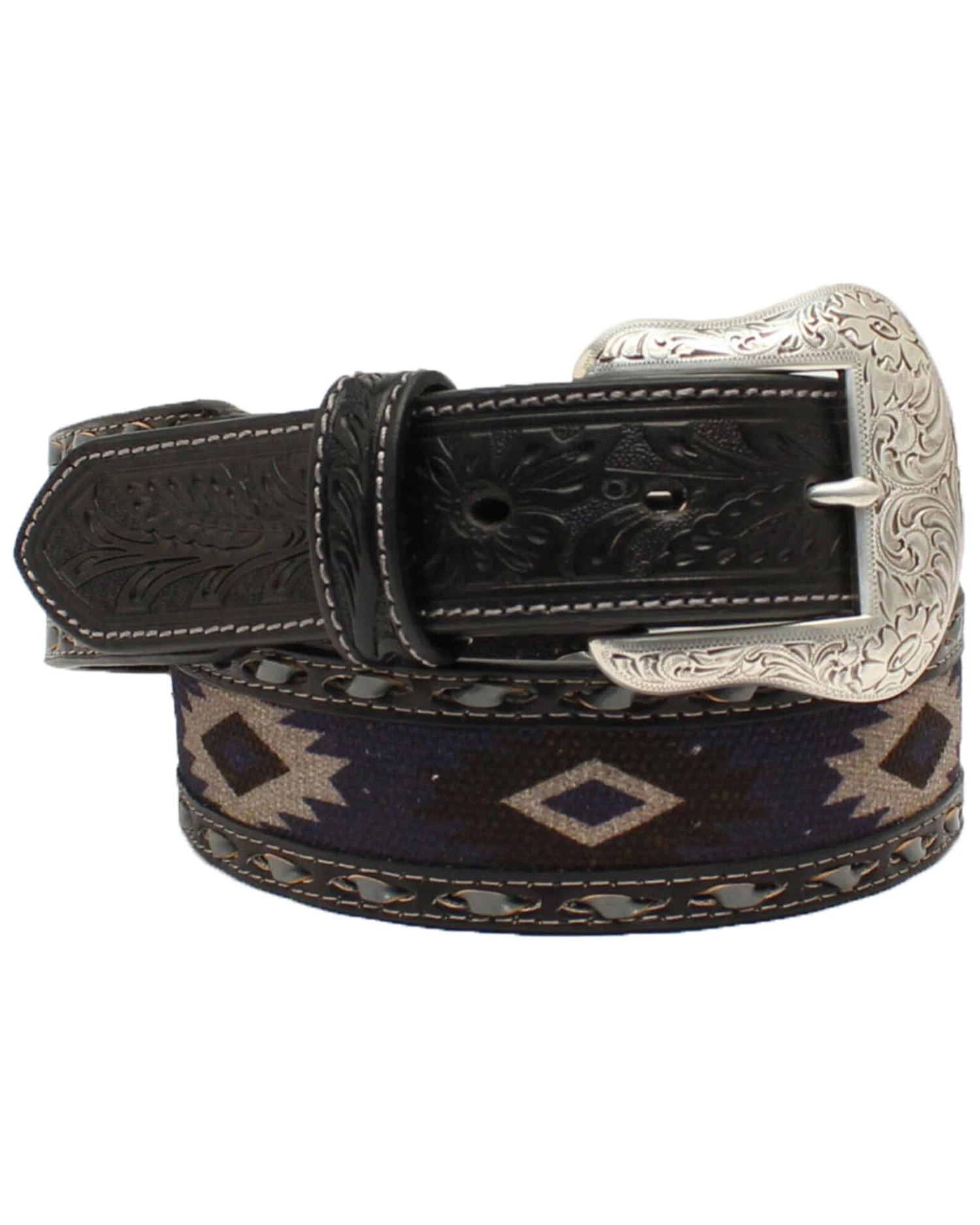 Nocona Men's Southwestern Fabric Western Belt 3 Nocona Men's Southwestern Fabric Western Belt