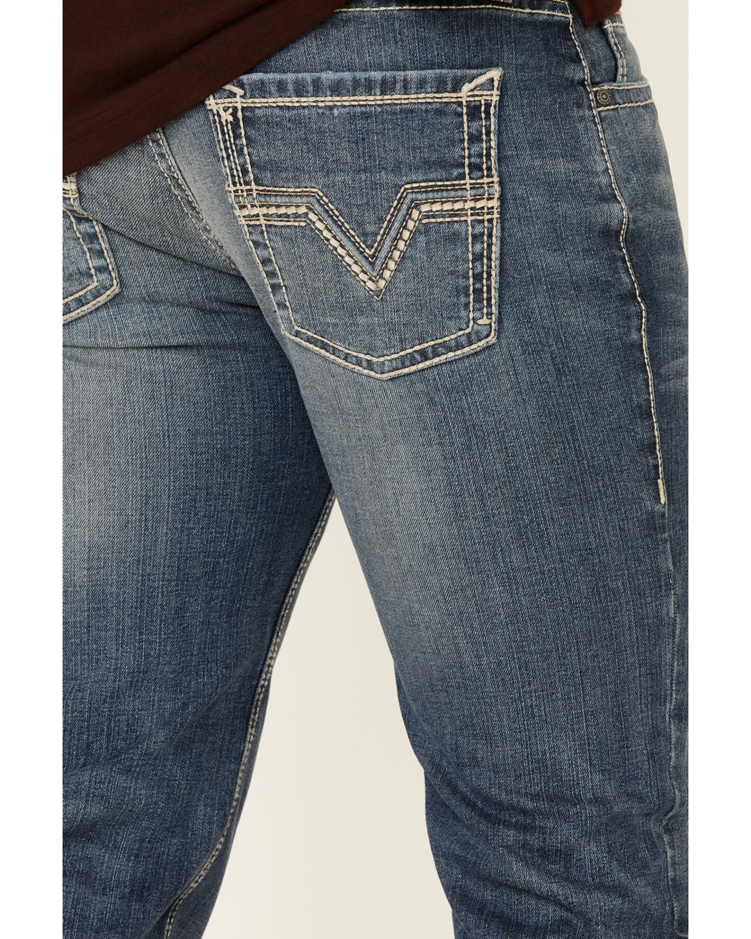 Rock & Roll Denim Men's Pistol Med Stretch Regular Straight Leg Jeans 6 Rock & Roll Denim Men's Pistol Med Stretch Regular Straight Leg Jeans - Image 4
