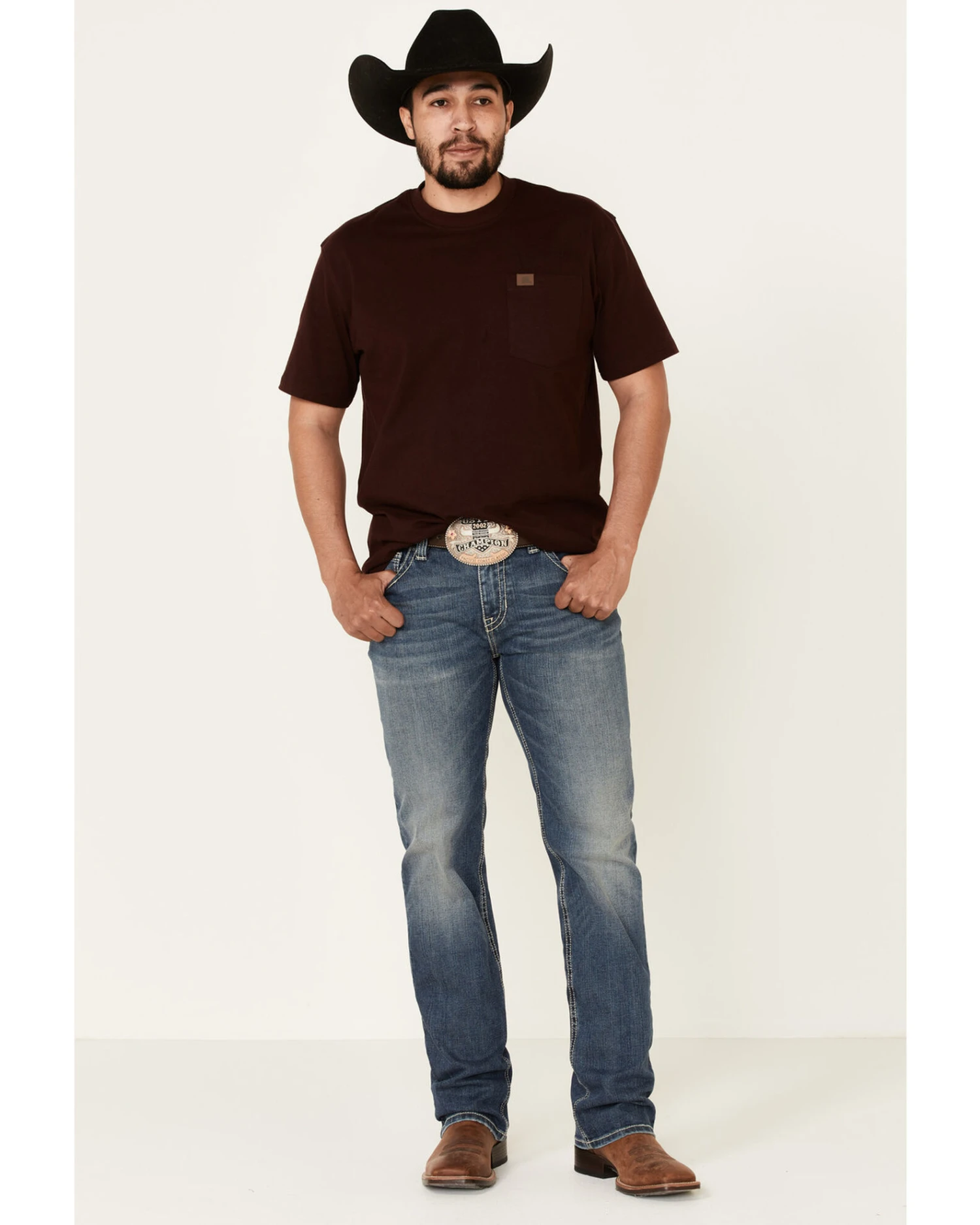 Rock & Roll Denim Men's Pistol Med Stretch Regular Straight Leg Jeans 4 Rock & Roll Denim Men's Pistol Med Stretch Regular Straight Leg Jeans - Image 2