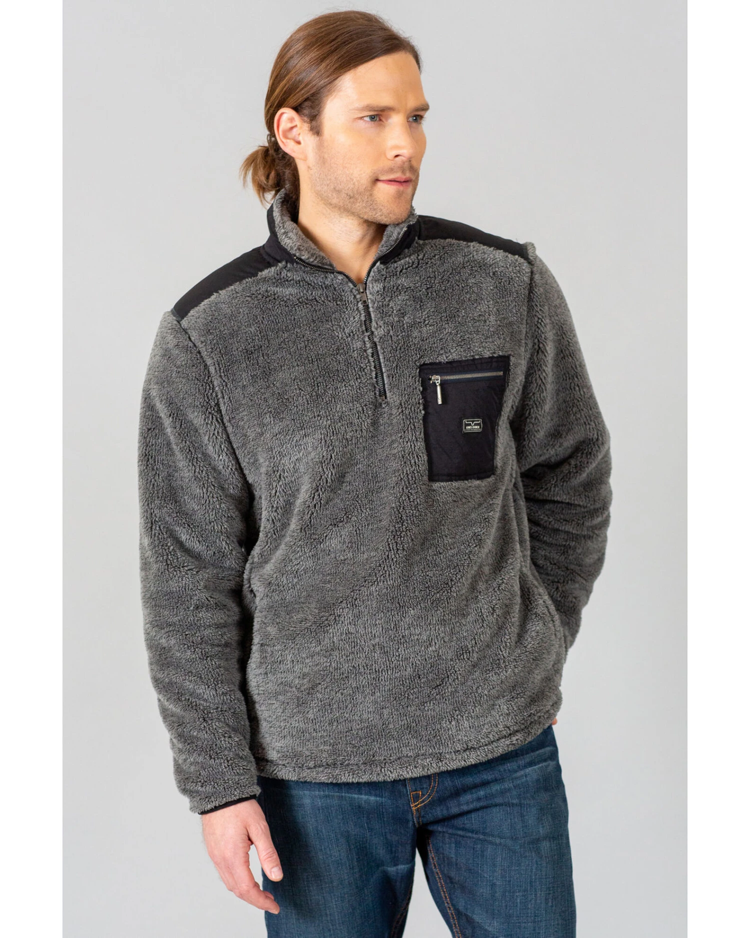 Kimes Ranch Men's Whiskey Fleece 1/4 Zip Pullover 4 Kimes Ranch Men's Whiskey Fleece 1/4 Zip Pullover - Image 2