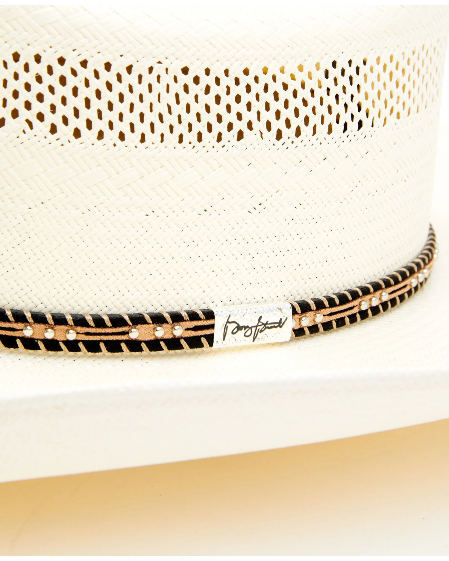 Resistol Men's Natural Saddlebrook Shantung Straw Western Hat 5 Resistol Men's Natural Saddlebrook Shantung Straw Western Hat - Image 3