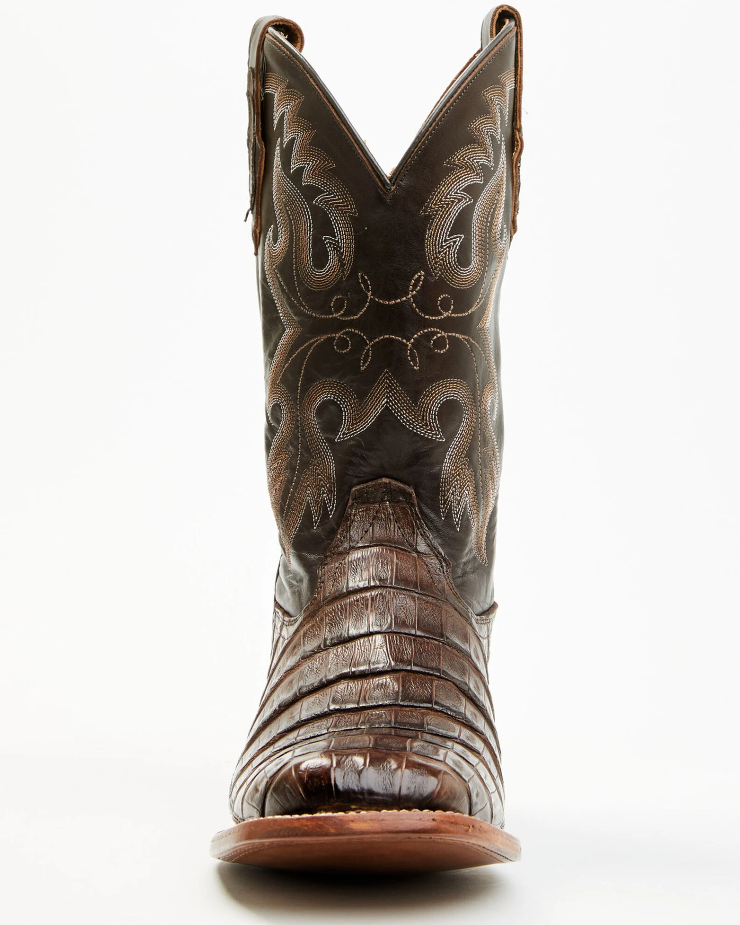 Cody James Men's Exotic Caiman Tail Skin Western Boots - Broad Square Toe 6 Cody James Men's Exotic Caiman Tail Skin Western Boots - Broad Square Toe - Image 4