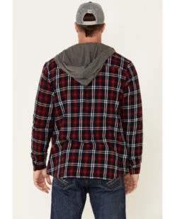 Flag & Anthem Men's Holloway Large Plaid Print Hooded Shirt Jacket 9 Flag & Anthem Men's Holloway Large Plaid Print Hooded Shirt Jacket -Boot Barn 2000339320 900 P4