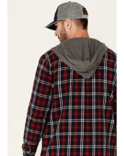 Flag & Anthem Men's Holloway Large Plaid Print Hooded Shirt Jacket 11 Flag & Anthem Men's Holloway Large Plaid Print Hooded Shirt Jacket -Boot Barn 2000339320 900 P5