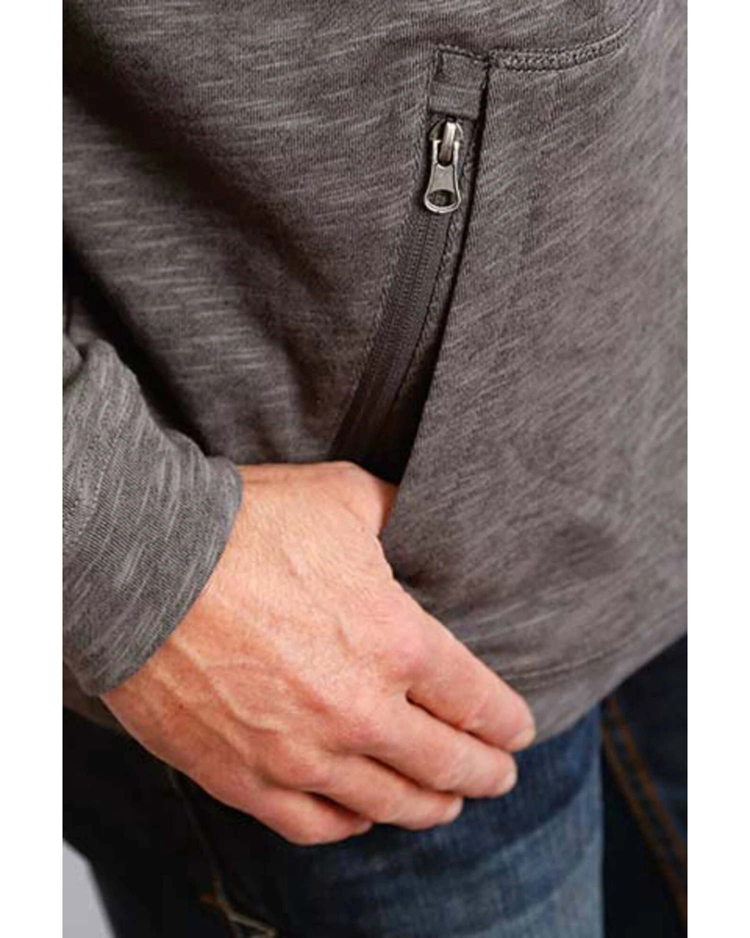 Stetson Men's USA Slub French Terry Hooded Sweatshirt 3 Stetson Men's USA Slub French Terry Hooded Sweatshirt