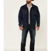 Wrangler Retro Men's Frontier Medium Wash Sherpa Lined Button Down Denim Jacket 2 Wrangler Retro Men's Frontier Medium Wash Sherpa Lined Button Down Denim Jacket -Boot Barn 2000340979 402 P2