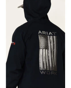 Ariat Men's FR Primo Fleece Alloy Flag Graphic Zip-Front Hooded Work Jacket 8 Ariat Men's FR Primo Fleece Alloy Flag Graphic Zip-Front Hooded Work Jacket -Boot Barn 2000341780 410 P3