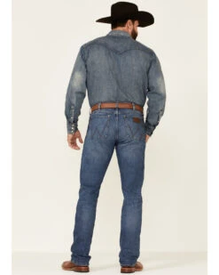 Wrangler Retro Premium Men's Harrick Dark Wash Stretch Slim Straight Jeans 8 Wrangler Retro Premium Men's Harrick Dark Wash Stretch Slim Straight Jeans -Boot Barn 2000342091 400 P4