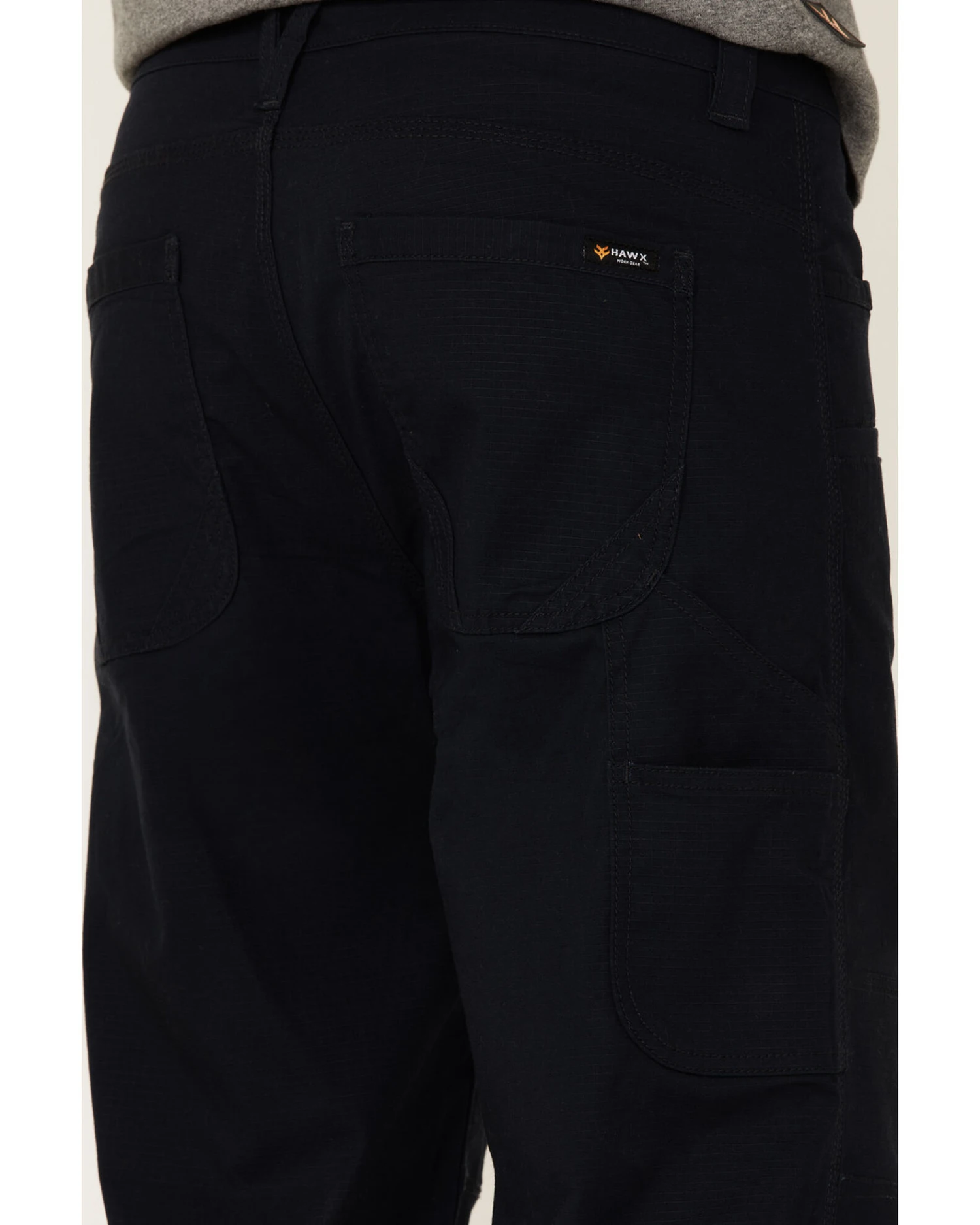 Hawx Men's Navy Ripstop Stretch Work Pants 6 Hawx Men's Navy Ripstop Stretch Work Pants - Image 4