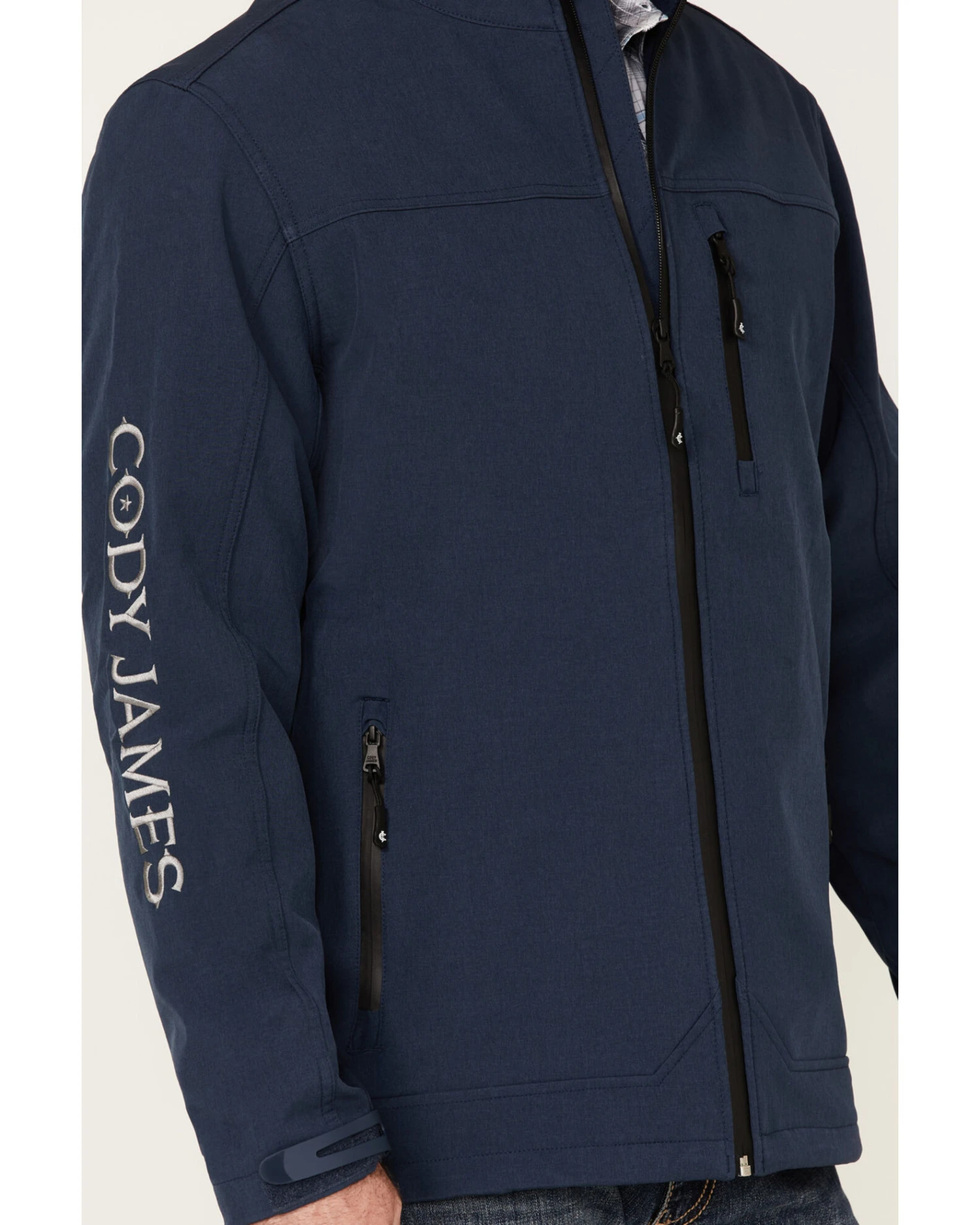 Cody James Core Men's Steamboat Logo Zip-Front Softshell Jacket 6 Cody James Core Men's Steamboat Logo Zip-Front Softshell Jacket - Image 4