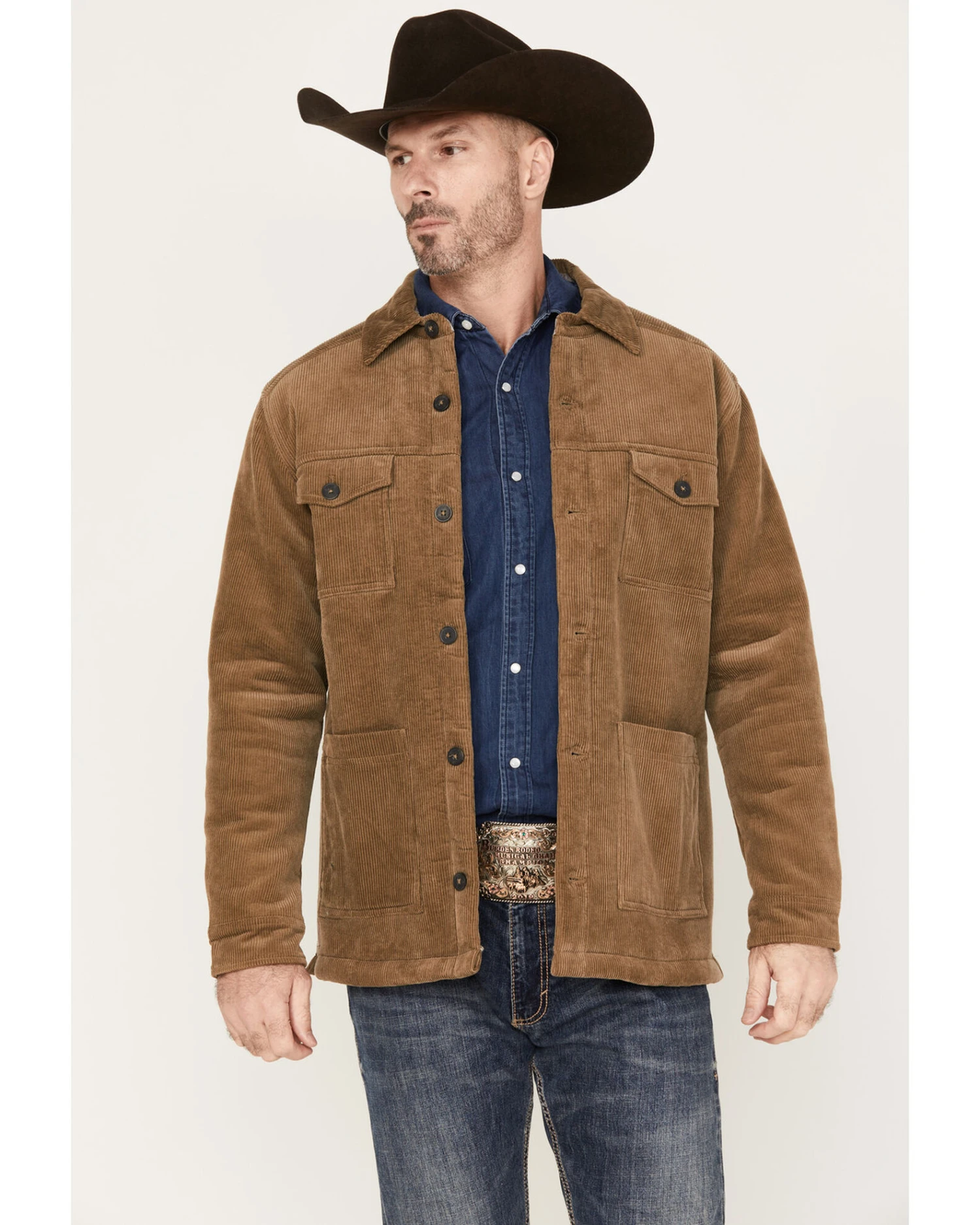 Moonshine Spirit Men's Barn Door Bonded Button Down Corduroy Jacket 4 Moonshine Spirit Men's Barn Door Bonded Button Down Corduroy Jacket - Image 2